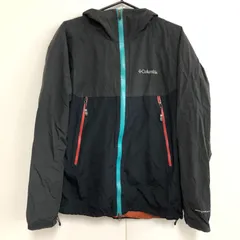 Columbia コロンビア ナイロンジャケット Lサイズ オムニヒート アウター フード付き 黒 ブラック 25e菊E