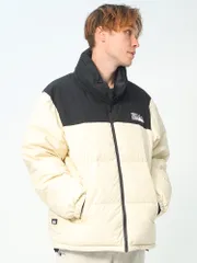 ファーストダウン ダウンブルゾン ジャケット バブルダウンジャケット FIRST DOWN メンズ ユニセックス アウター 秋服 冬服 アウトドア F542001 ホワイト