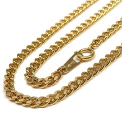 【名古屋】ネックレス 喜平 キヘイ 2面 シングル K18 ゴールド 19.9ｇ 造幣局刻印 ホールマーク メンズ レディース ジュエリー アクセサリーのサムネイル