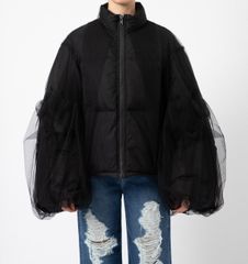 新品未使用 Chika Kisada 24AW 24FW Tulle Doen Jacket チカ キサダ チュール ダウンジャケット ブラック