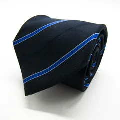 ブリックハウス ブランド ネクタイ ストライプ柄 PO メンズ ネイビー BRICK HOUSE 【中古】