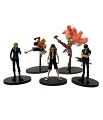 ONE PIECE フィギュア 5点セット まとめ売り ルフィ ゾロ サンジ ドンキホーテ・ドフラミンゴ