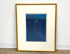 リトグラフ 直筆サイン有り 5/30 額装 くじら 絵画　J リトグラフ 直筆サイン有り 5/30 額装 くじら 絵画 J - メルカリ