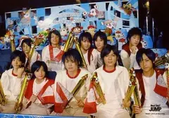 【中古】生写真(ジャニーズ) Hey! Say! JUMP/集合(10人)/横型・衣装白・応援・写真左知念左手顔前でグー・「バレーボールワールドカップ2007」/公式生写真