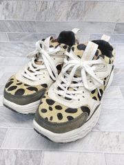 ◇ UGG アグ × atmos CA805 'CHEETAH スニーカー シューズ サイズ24.5㎝ ベージュ マルチ レディース P  【1406240031177】