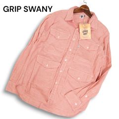 【新品 未使用】 GRIP SWANY グリップスワニー GSS-18 通年 ギンガムチェック 長袖 キャンプ シャツ Sz.L　メンズ