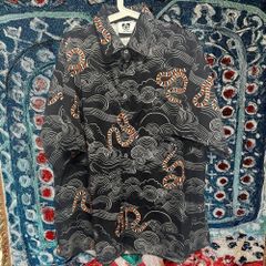smokeスネーク 柄シャツ 個性的 派手 お洒落 メンズ 新品 ハイデザイン 蛇蛇蛇 モード Tシャツ 半袖シャツ 速乾 派手 お洒落 デザイン 夏 レトロ 個性的 奇抜  攻め 前衛的 ビンテージリプリント vintage riprint 古着