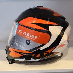 KTM STORM HELMET  フルフェイス　ヘルメット 軽量  規格：PSC、ECE22-06  脱着可能内装 サンバイザー付き曇り止めレンズ付属　LS2