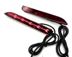 トヨタ 汎用 LED リアバンパー テールライト バックランプ リフレクター 流れるウィンカー機能付き 左右セット (ﾌｨｯｼｭﾎﾞｰﾝ) [ﾌｨｯｼｭﾎﾞｰﾝ]のサムネイル