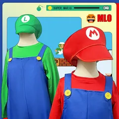 コスプレ 衣装 コスプレ 衣装 新作 子供用 コスプレ スーパーマリオ ゲーム パーティー 舞台衣装  HW85