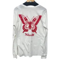 Girls Don't Cry Nike SB Butterfly L/S Tee Verdy ナイキコラボ 長袖カットソー Mサイズ ホワイト バタフライ 長袖Tシャツ
