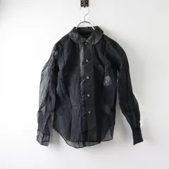希少✨ブラックコムデギャルソン AD2015 長袖シャツ ブラック 総柄 中古・古着通販】BLACK COMME des GARCONS (ブラック