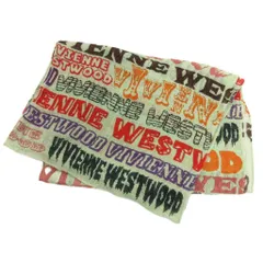 ヴィヴィアンウエストウッド Vivienne Westwood accessories ストール ショール シルク ロゴ プリント マルチカラー 小物のサムネイル