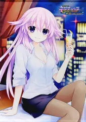 【中古】タペストリー [単品] 大人ネプテューヌ 描き下ろしB2タペストリー 「PS5/PS4/Switchソフト 超次元ゲイム ネプテューヌ GameMaker R：Evolution ファミ通DXパック 3Dクリスタルセット」 同梱特典