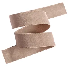 Studio Curtain ベロアリボン 両面仕様 ヘアアレンジ用 25mm 結婚式 ブライダル パーティー セレモニー (ミルクティー, 1m) [ミルクティー] [1m]