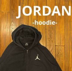JORDAN ジップパーカー 黒 XXL 0386-A - メルカリ
