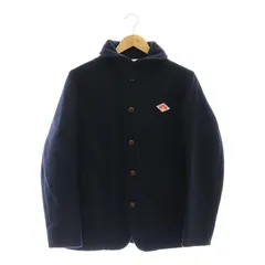ダントン DANTON 丸襟ウールモッサジャケット シングル 38 紺 ネイビー /HK ■OS