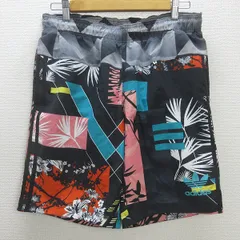 C■アディダス/pakaian adidas AJ7839 MASHUP SHORT ハーフパンツ/ショートパンツ 水着/スイムウェア【O】黒系/MENS/88■【中古】