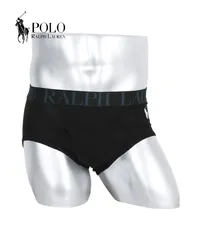 バラ売り ラルフローレン ブリーフ メンズ 1枚 前開き 下着 polo ralph lauren prl s m l xl ブラック 黒【メール便】正規品 新品 男性 518454のサムネイル