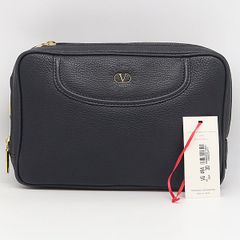 未使用級○ ヴァレンティノ ガラヴァーニ クラッチバッグ ロゴ金具 