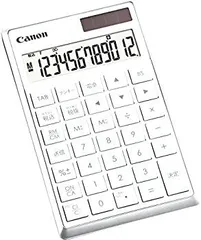 【中古】キヤノン KS-120TKRIII-WH テンキー電卓 ワイヤレス ホワイト 4305B002