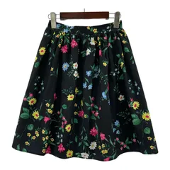 tocco closet トッコ クローゼット 花柄 フレアスカート size表記なし/ブラック