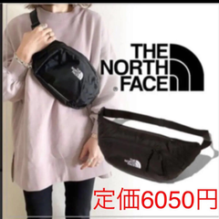 【未開封新品】ノースフェイス　ボディバッグ　3L ブラック　刺繍ロゴ　男女兼用