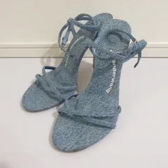 新品未使用Alexander wANG シルバークリアストラップミュール ヒール 新品未使用Alexander wANG シルバークリアストラップミュール ヒール