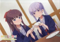 【中古】ポスター(アニメ) A3クリアポスター 涼風青葉＆滝本ひふみ 「PS4/PS Vitaソフト NEW GAME! -THE CHALLENGE STAGE!-」 ソフマップ購入特典