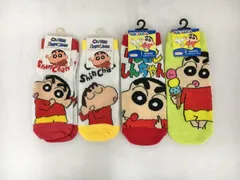 靴下4足まとめセット クレヨンしんちゃん 19-24cm/23-25cm ソックス くつした 未使用 2508LS259