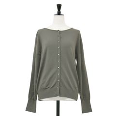 25SS】ドゥーズィエム クラス 金ボタン コットン Vネック カーディガン
