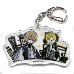 【中古】キーホルダー・マスコット(キャラクター) 夢野幻太郎＆伊弉冉一二三(ノーマルver.) 「ヒプノシスマイク -Division Rap Battle- グラフアートデザイン アクリルキーホルダー 02」