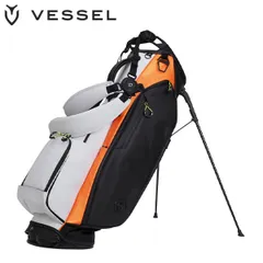 VESSEL ライトスタンドキャディバッグ 中古美品 VESSEL（スポーツ） VESSEL ベゼル Carbon Lux Stand カーボン