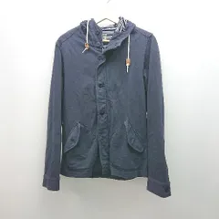 ◇ green label relaxing フーディー 無地 シンプル 長袖 ジャケット サイズL ネイビー メンズ E  【1309250011859】のサムネイル