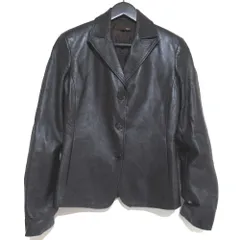 BALLY ライダースジャケット ラムレザー 38 M ブラック