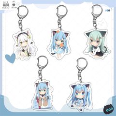 Rinu アクリルキーホルダー 猫耳 Tokyo Femme】(5個セット)猫羽雫 猫耳娘 アクリルキーホルダー