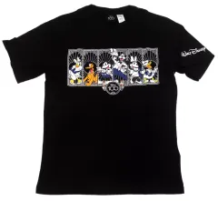 【中古】Tシャツ ミッキー＆フレンズ 半袖Tシャツ ブラック Lサイズ The Disney100 Platinum Celebration Collection 「ディズニー」 ディズニーストア限定