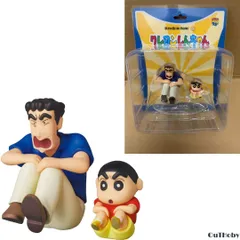 ひろし&しんのすけ フィギュア クレヨンしんちゃん アニメ 映画 野原 人形 ド