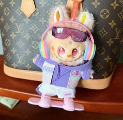 LABUBU ラブブ クロミ 紫 ぬいぐるみ用服 三点セット - メルカリ