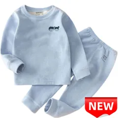 ⭐新品⭐キッズパジャマ 長袖 上下セット 男の子 女の子 男女兼用 可愛い刺繍デザイン 綿 フリース ポリエステル 子供服 ルームウェア 春秋冬 肌着 寝間着 部屋着 快適 通気性 柔らか素材 プレゼント ギフト 100cm 110cm 120cm 130cm