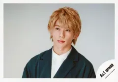 【中古】生写真(ジャニーズ) Aぇ! group/末澤誠也/横型・バストアップ・衣装緑・左向き・口閉じ/「僕らAぇ! groupがbrakeしそうですねん?!」グッズオフショット/公式生写真