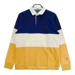 サイズ：L CHAMPION GOLF チャンピオンゴルフ  長袖ポロシャツ  ネイビー系 [240101494282] ゴルフウェア メンズ ストスト