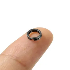 【特価セール】[FUSSED] 30個 重丸環 ステンレス 二ジャンプリング 二重 丸カン リング 金具 基礎アクセサリーパーツ ジュエリー用 DIY用 クラフト用品 手作りハンドメイド