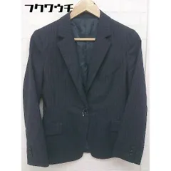 ◇ green label relaxing UNITED ARROWS 長袖 テーラードジャケット サイズ40 ブラック ホワイト系 レディース  【中古】 【1107130007493】