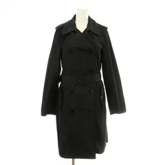 ダナキャランニューヨーク DKNY CMN2CM0200 トレンチコート スプリングコート ロング ベルト付き 4 黒 ブラック /KU ■BMのサムネイル