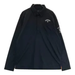 サイズ：LL CALLAWAY キャロウェイ  長袖ポロシャツ ボタンダウン  ブラック系 [240101369943]# ゴルフウェア メンズ ストスト