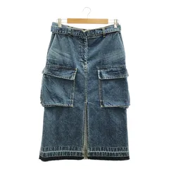 mode/select_プロフ必読★　21aw Sacai デニムスカート SACAI / スリットデニムスカート｜ESTNATION ONLINE STORE