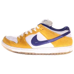 NIKE SB (ナイキエスビー) SB DUNK LOW PRO LASER ORANGE BQ6817-800 ダンク ロープロ レーザーオレンジ ローカットスニーカー ホワイト/イエロー US10/28cm