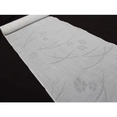 [季節限定価格]新品　正絹　本麻　絽　麻衣美上布長襦袢地　反物 本麻 着物 女性着物 | 通販・人気ランキング - 価格.com
