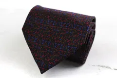 マリオヴァレンティノ ブランド ネクタイ 総柄 シルク イタリア製 PO  メンズ ネイビー MARIO VALENTINO 【中古】